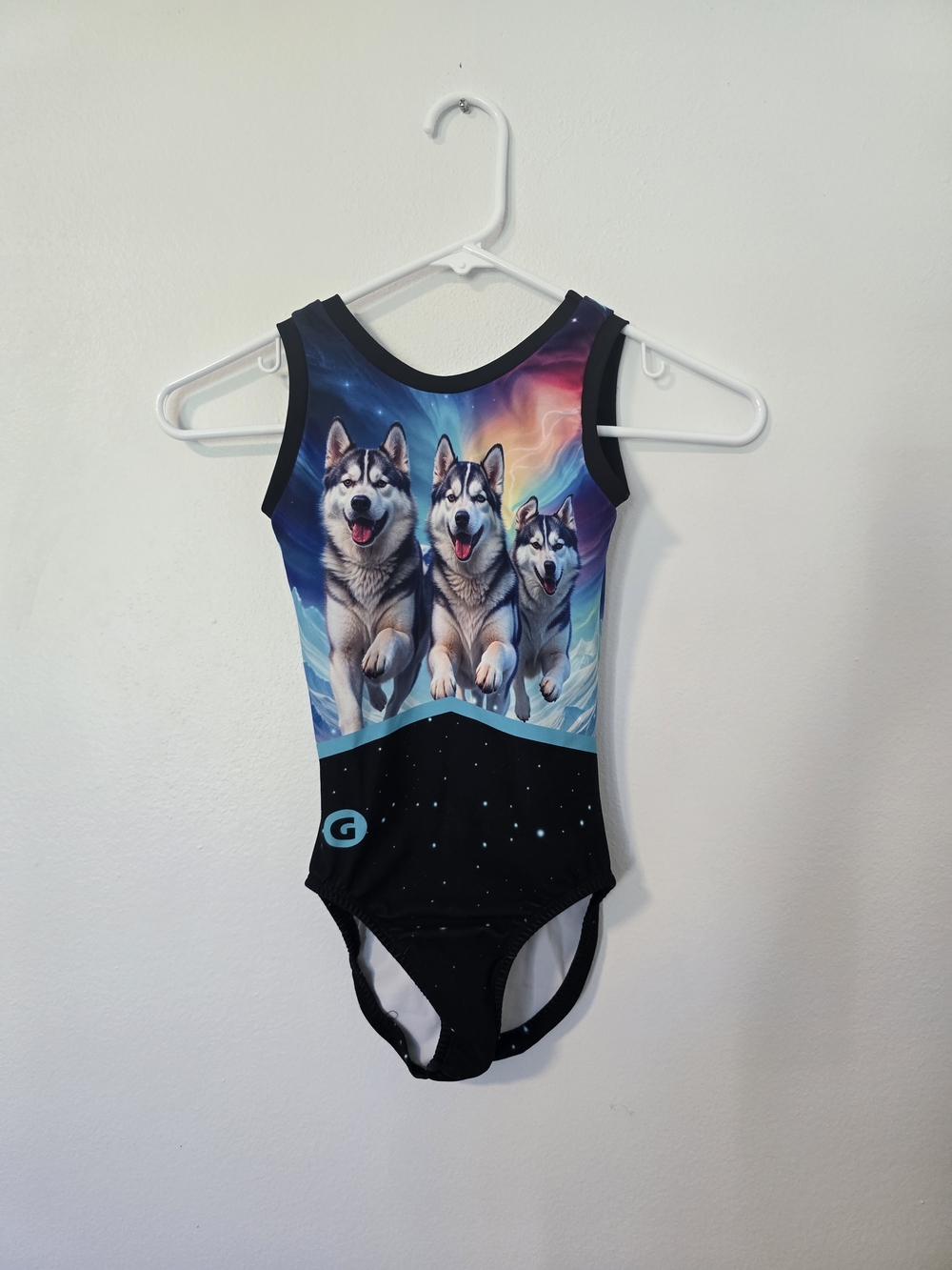 Gymgear Gymnastics Dance Leotard Child Small Dog Huskie CS
